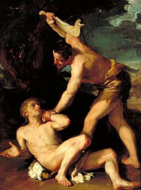 Gaetano Gandolfi Cain Killing Abel oil painting picture